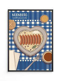 Nürnberg Rostbratwurst Herz