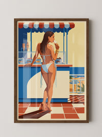 Strand Eiscreme Vintage