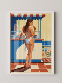Strand Eiscreme Vintage