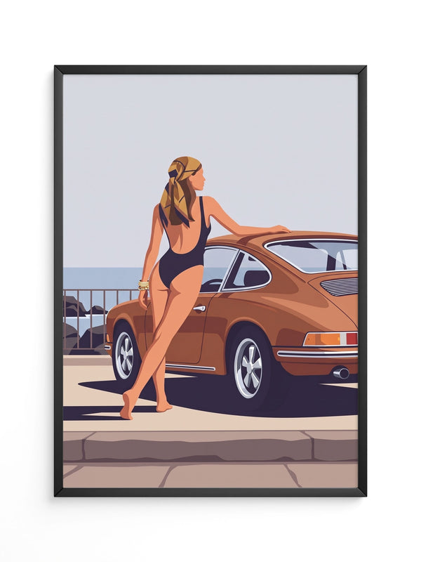 Retro Auto Vintage Illustration