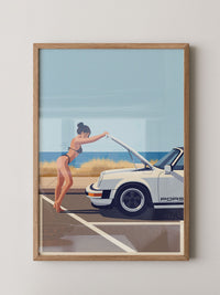 Elfer Cabrio Strand Retro