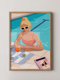 Poolside Aperol Woman