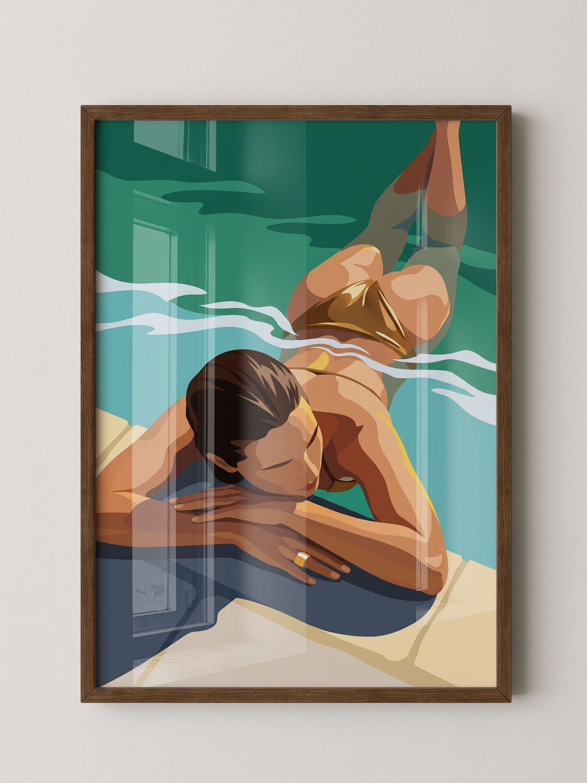 Entspannung Wasser Illustration
