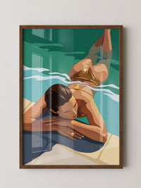 Entspannung Wasser Illustration