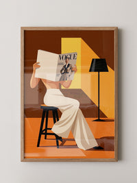 Magazin Leserin Fashion Illustration