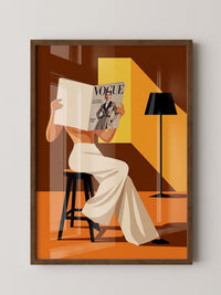 Magazin Leserin Fashion Illustration