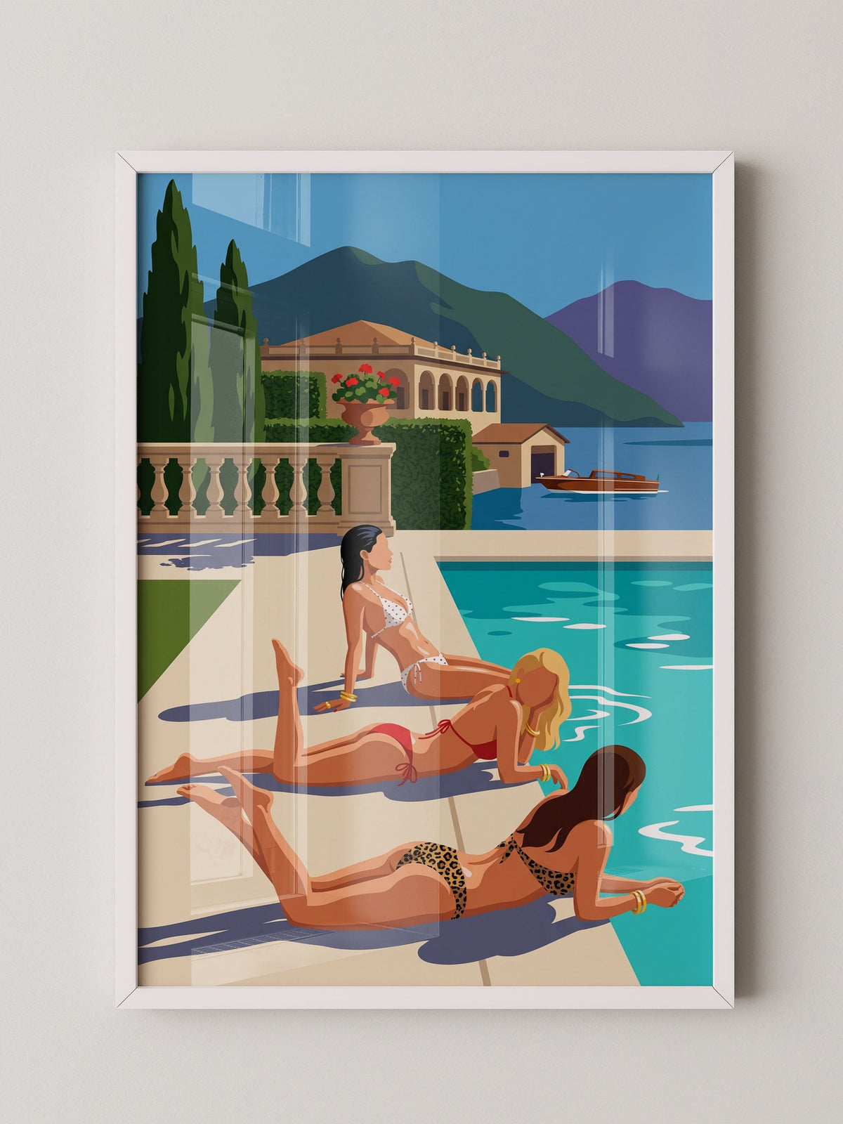 Dolce Vita Strand Illustration