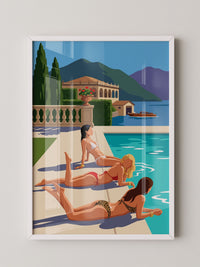 Dolce Vita Strand Illustration