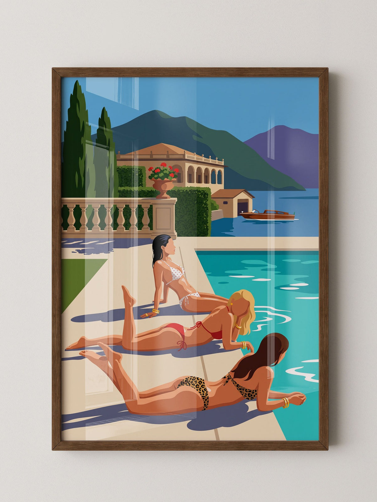 Dolce Vita Strand Illustration