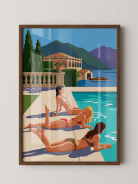 Dolce Vita Strand Illustration