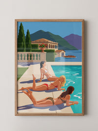 Dolce Vita Strand Illustration