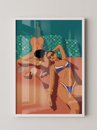 Strand Sommer Illustration Entspannung