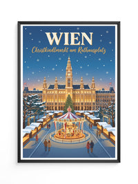 Wien Christkindlmarkt Karussel