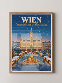 Wien Christkindlmarkt Karussel