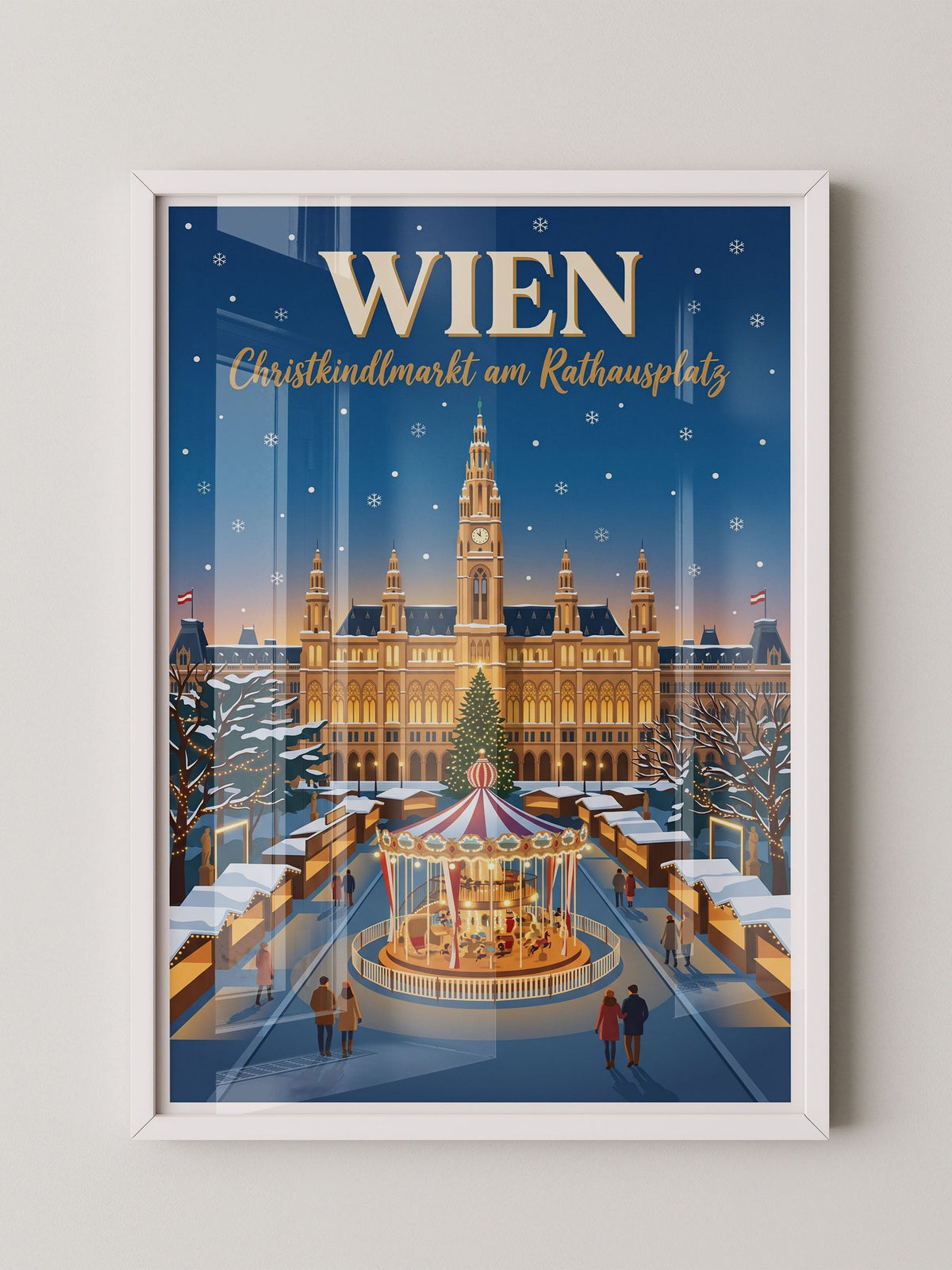 Wien Christkindlmarkt Karussel