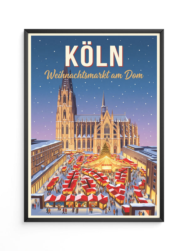Weihnachtsmarkt Nachtansicht