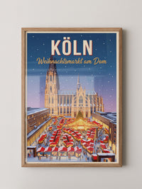 Weihnachtsmarkt Nachtansicht