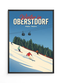 Skifahrer Oberstdorf Allgäu