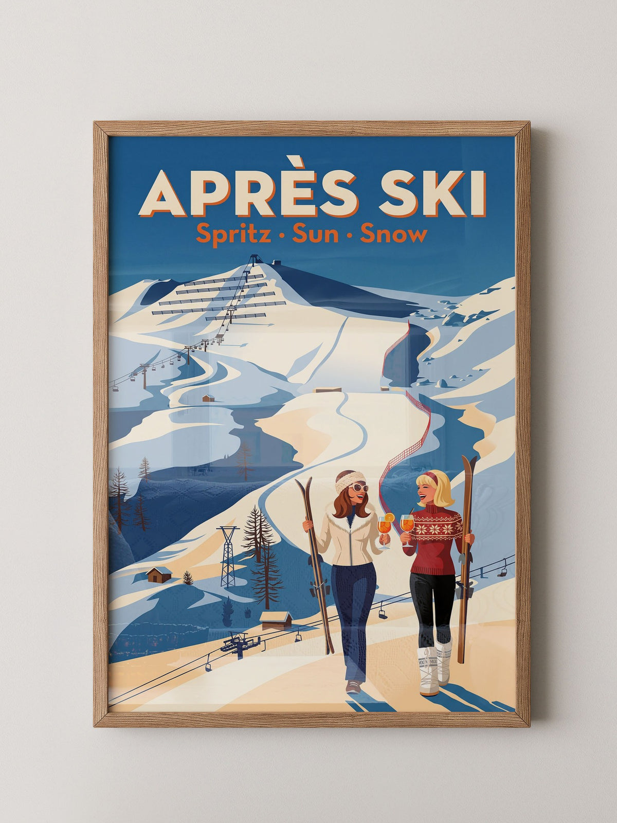 Aprés Ski Retro Vintage