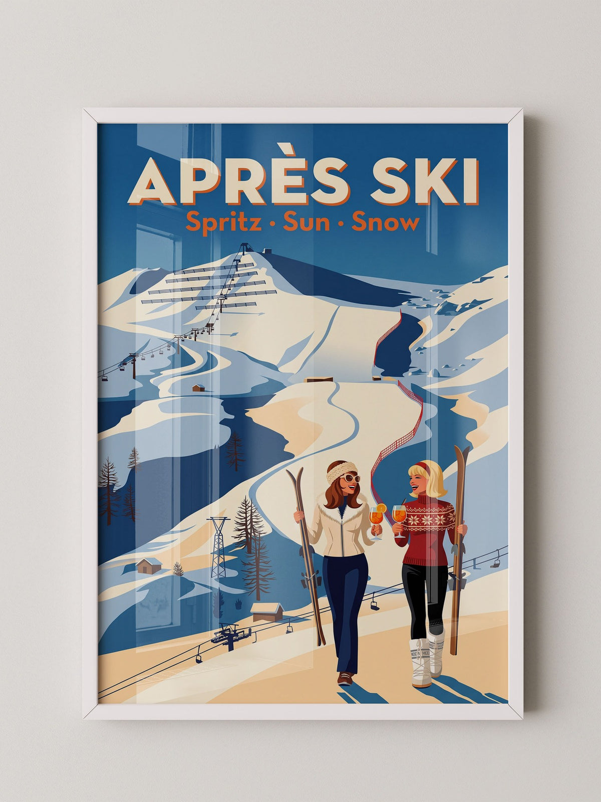 Aprés Ski Retro Vintage