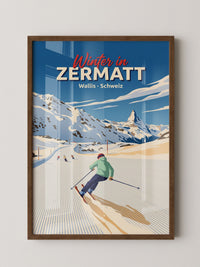 Ski Piste Berge Winter