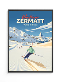 Ski Piste Berge Winter