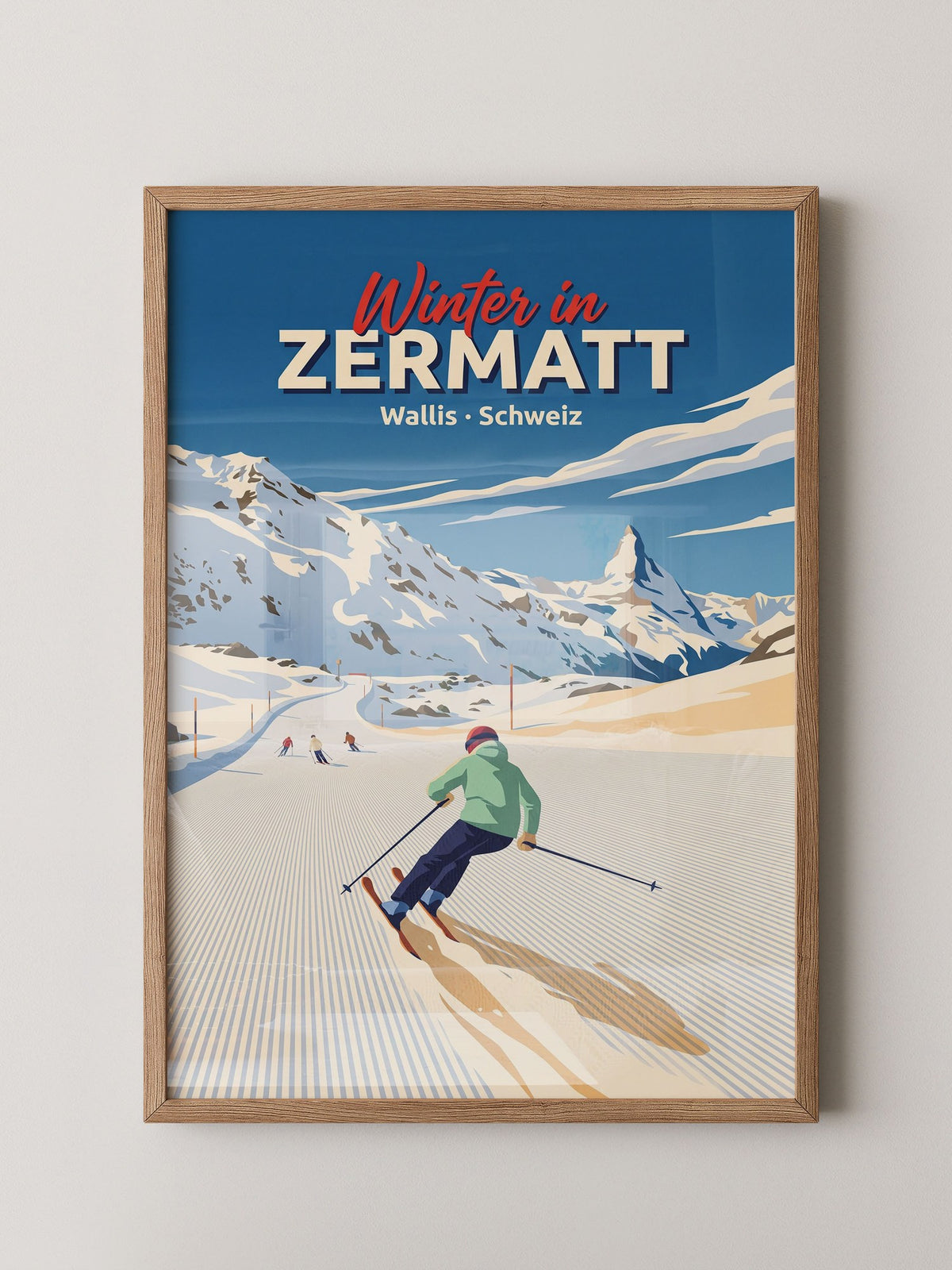 Ski Piste Berge Winter