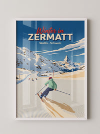 Ski Piste Berge Winter