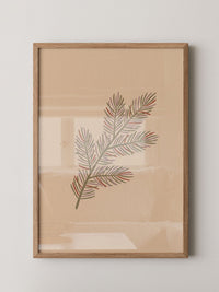 Minimalistisches Tannenzweig