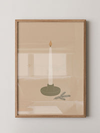 Kerze Minimalistisch Illustration
