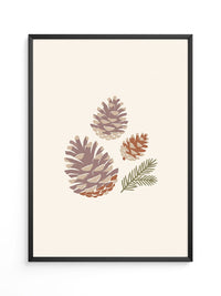 Kiefernzapfen Natur Illustration