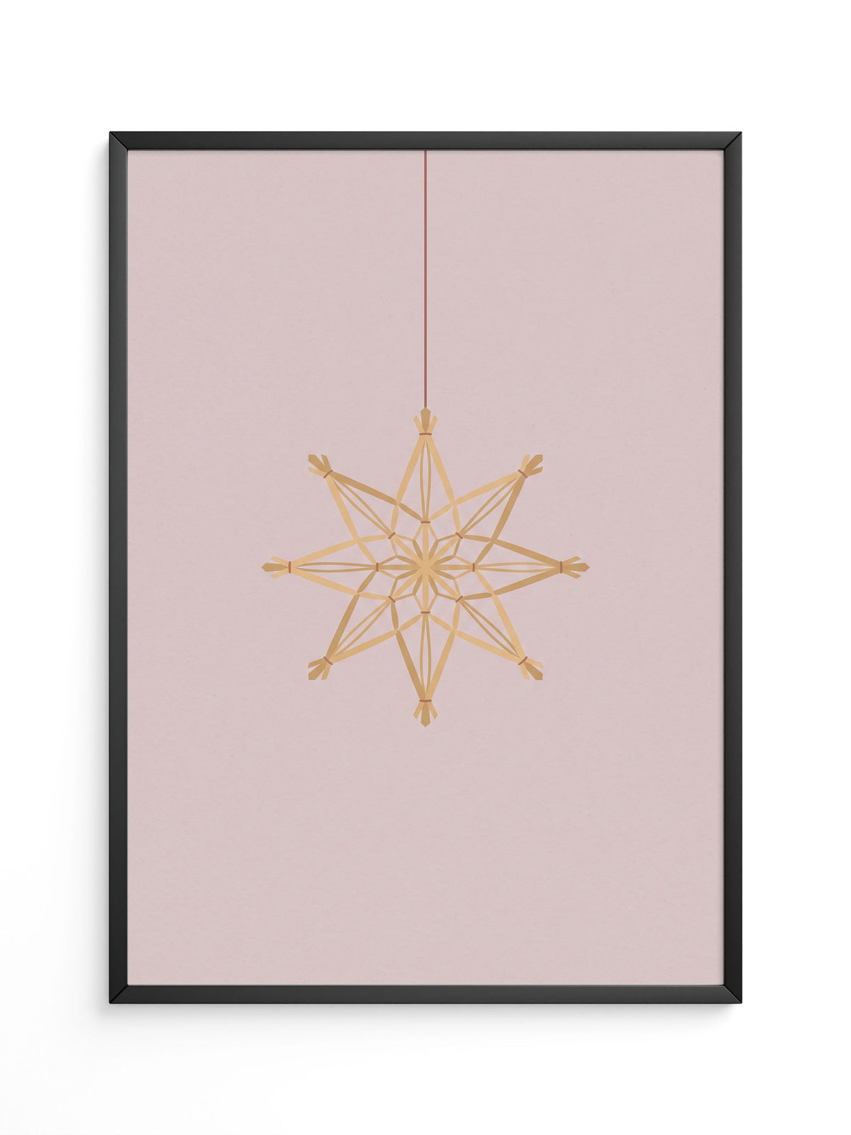 Geflochtenes Ornament Rosa
