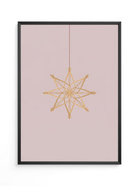 Geflochtenes Ornament Rosa
