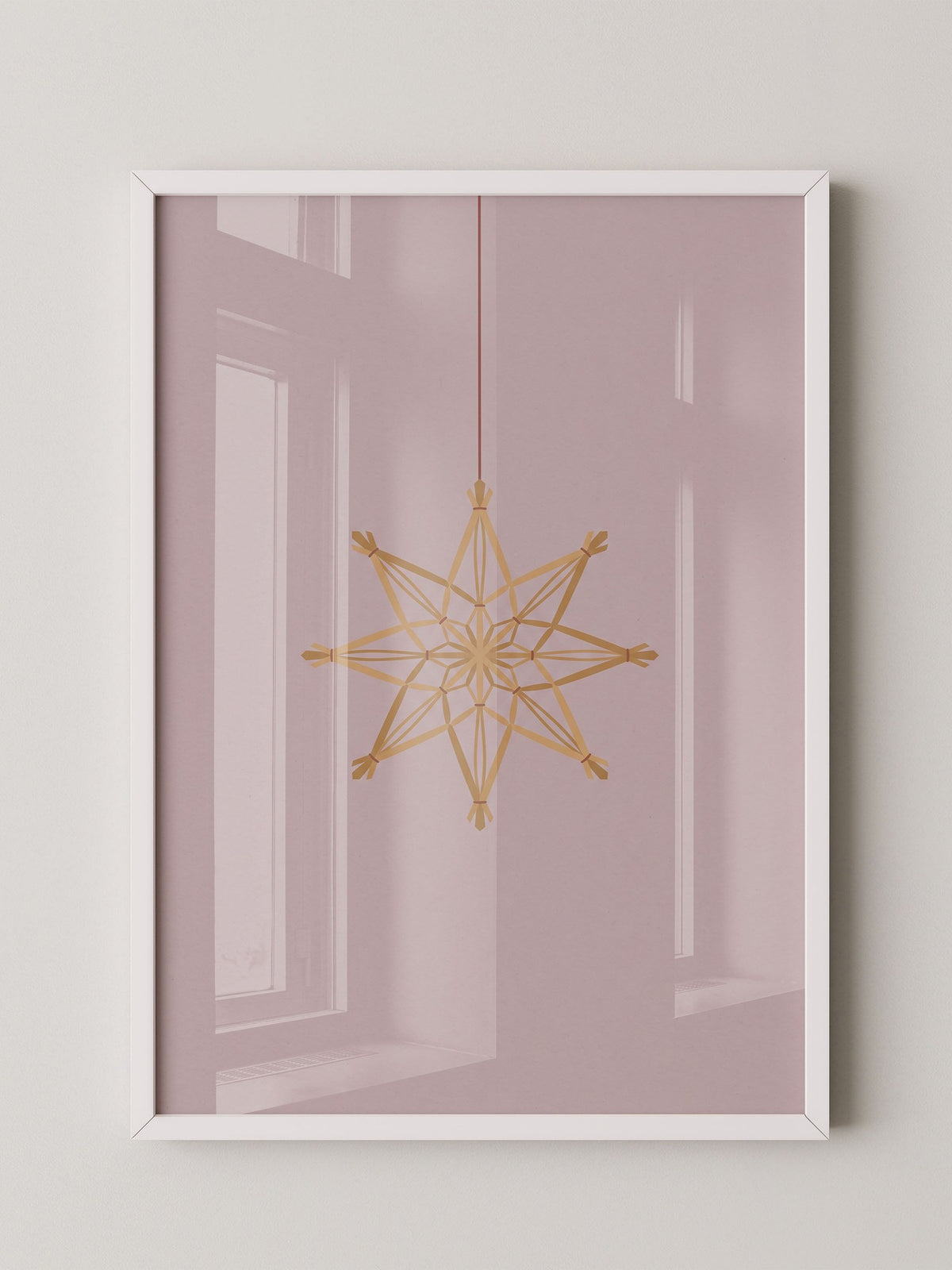 Geflochtenes Ornament Rosa