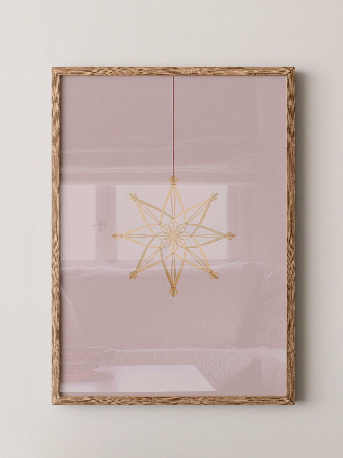 Geflochtenes Ornament Rosa