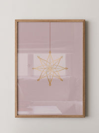Geflochtenes Ornament Rosa