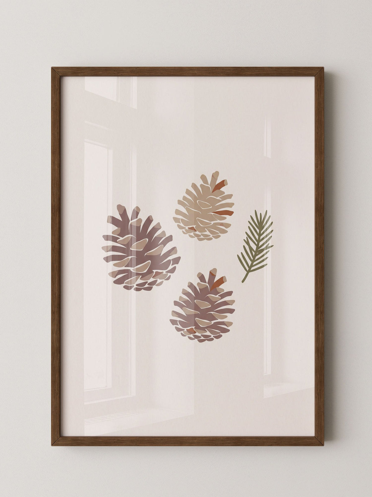 Zapfen Natur Minimalistisch