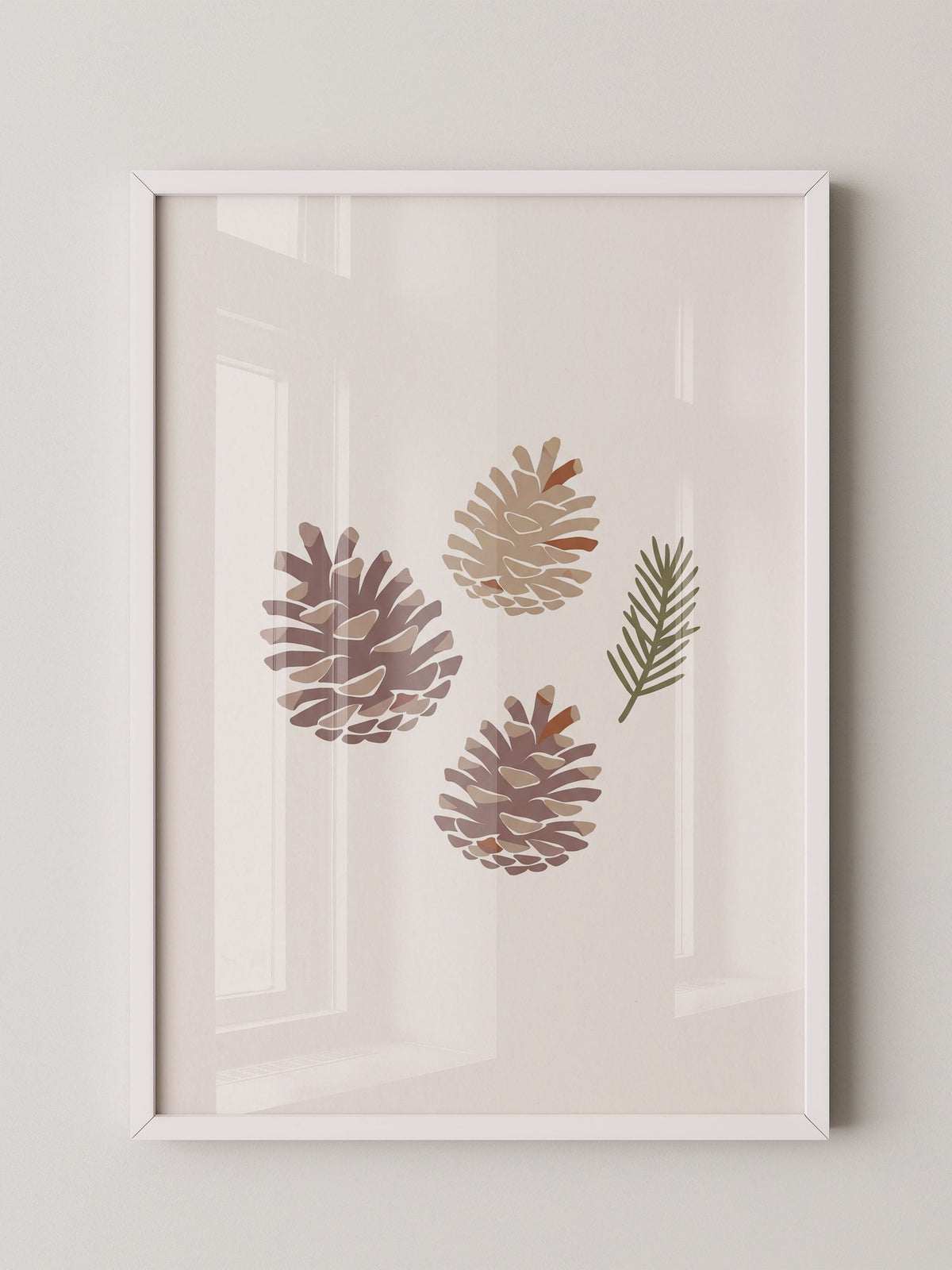 Zapfen Natur Minimalistisch
