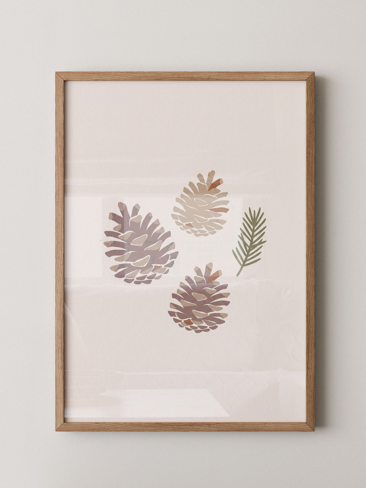 Zapfen Natur Minimalistisch