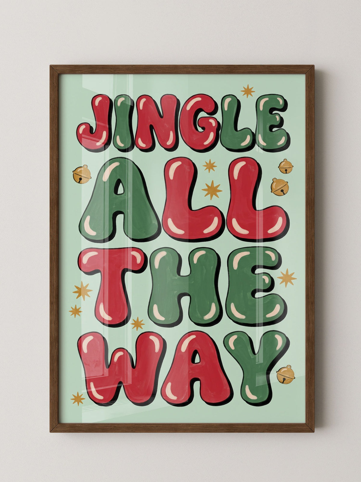 Weihnachtliche Typo