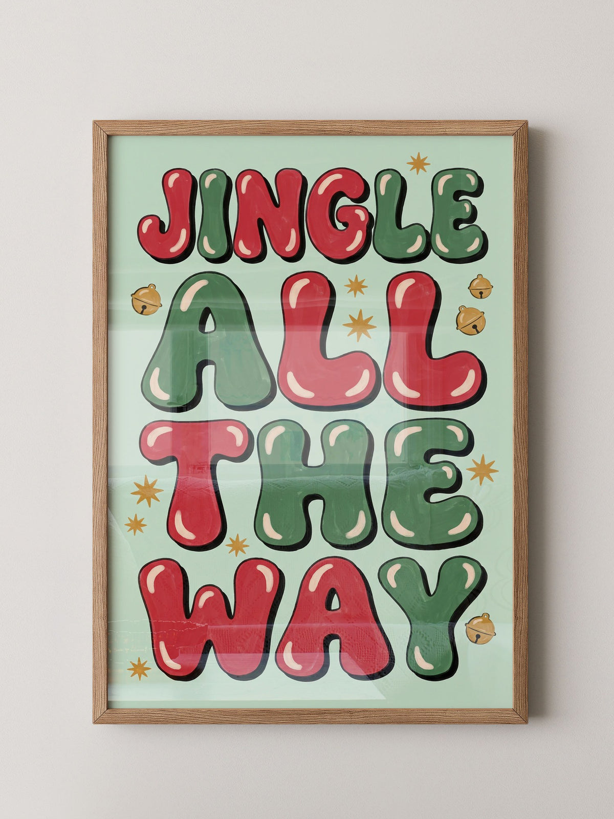 Weihnachtliche Typo