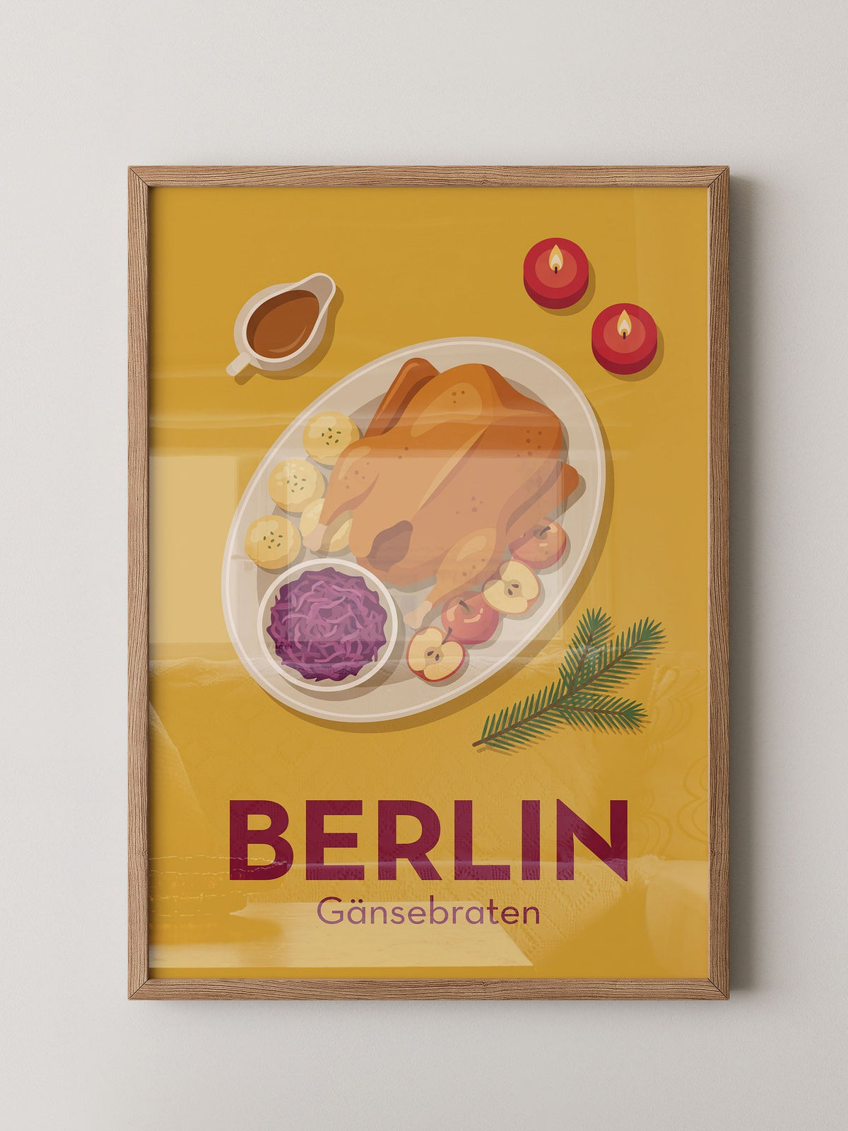 Gänsebraten Festmahl