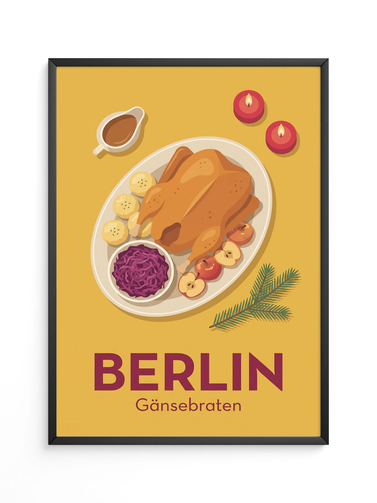 Gänsebraten Festmahl
