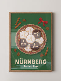 Nürnberg Lebkuchen Illustration
