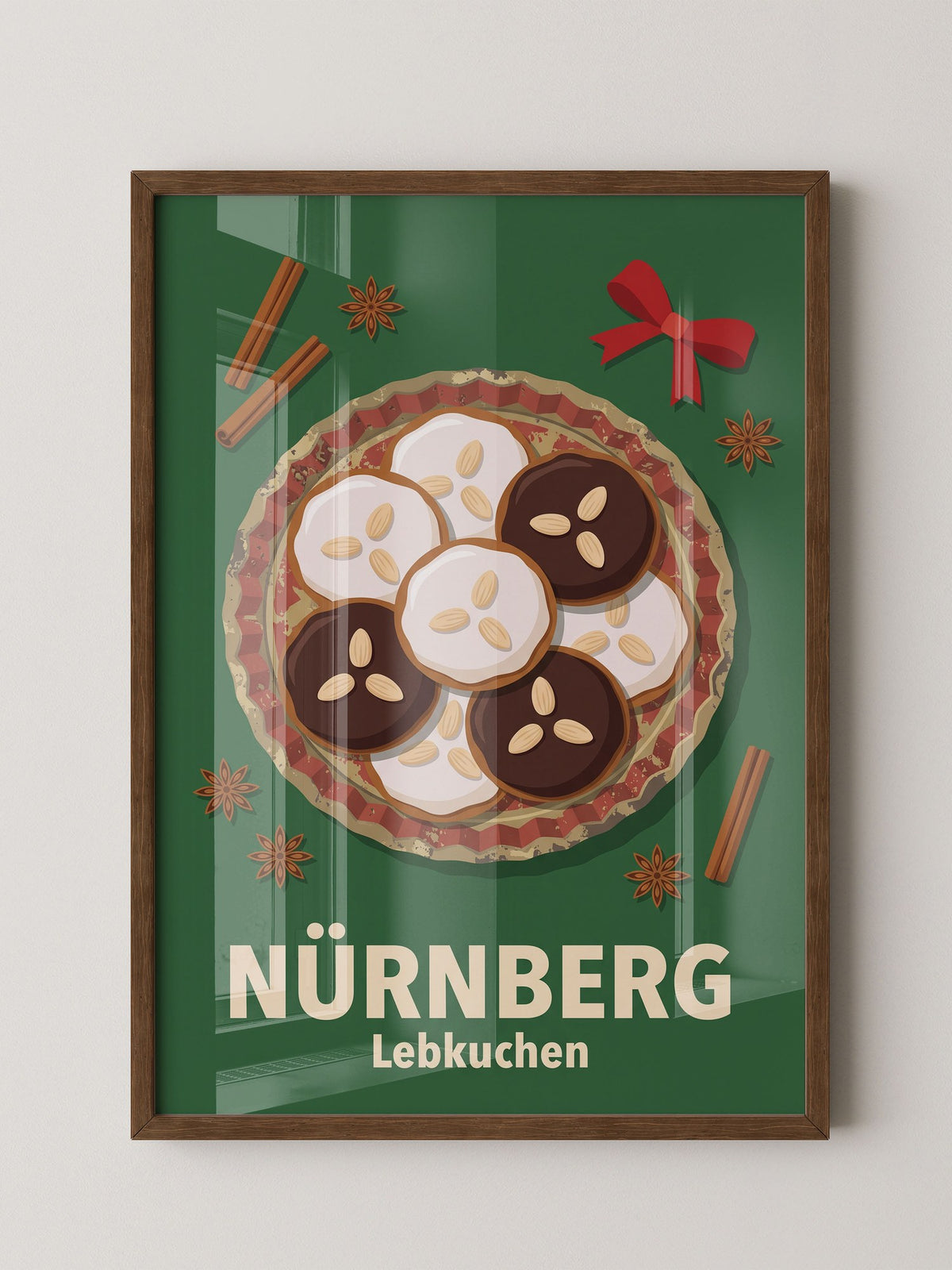Nürnberg Lebkuchen Illustration