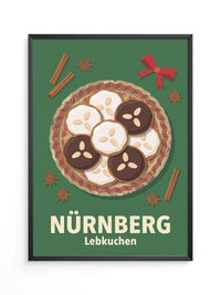 Nürnberg Lebkuchen Illustration