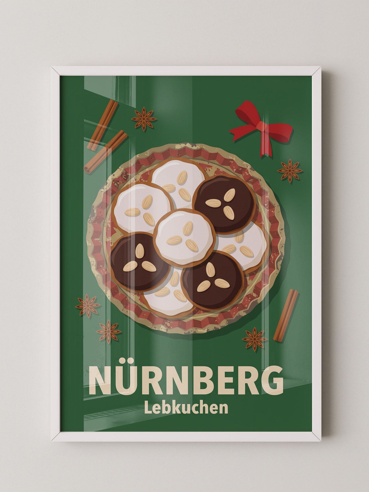 Nürnberg Lebkuchen Illustration