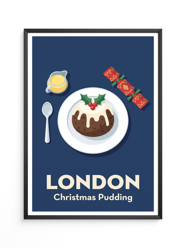 Weihnachtspudding Illustration