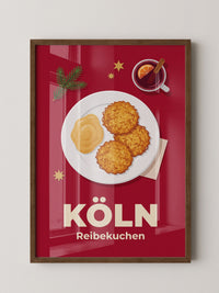 Kölner Gebäck Lebkuchen Plakat