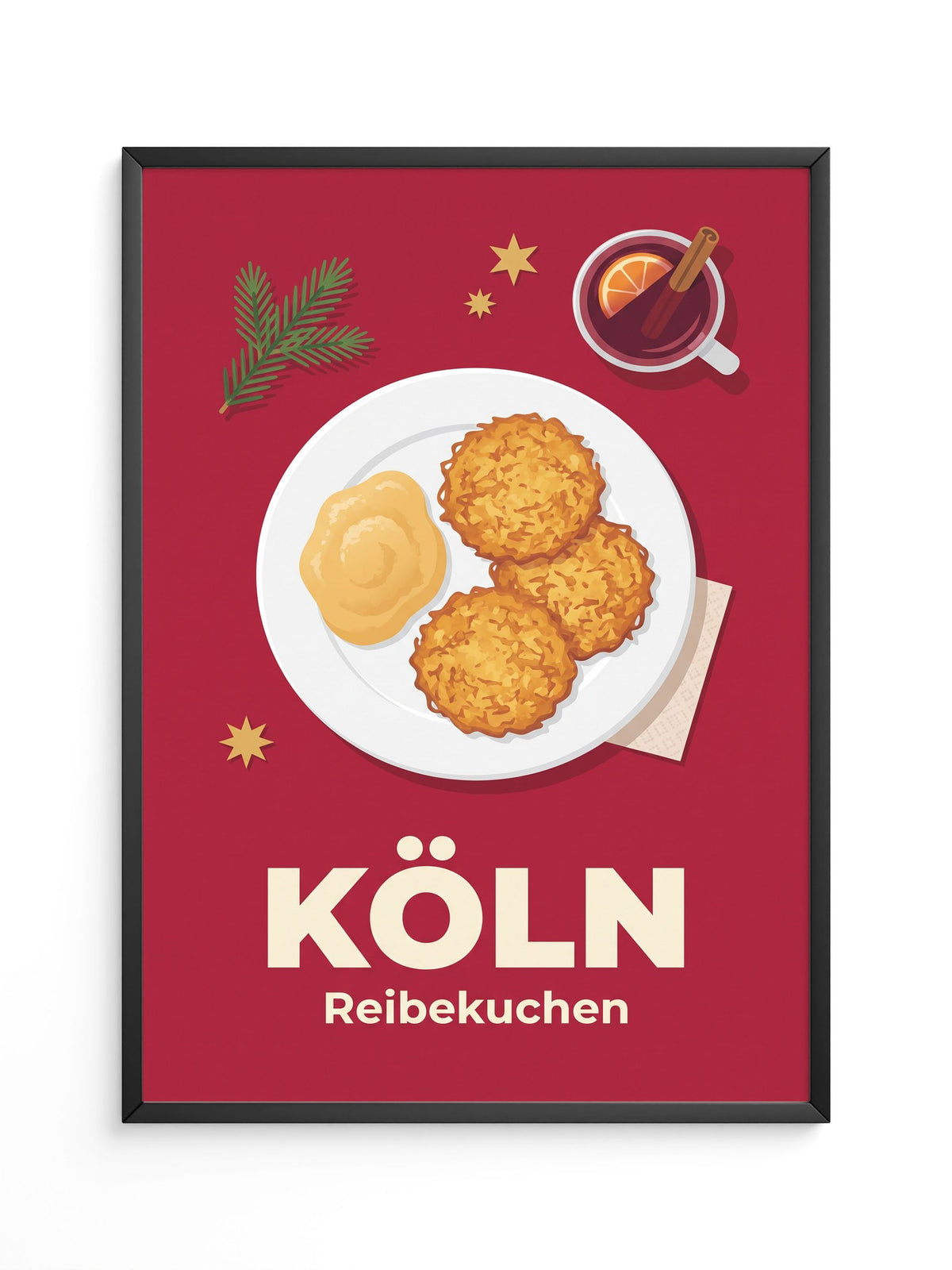 Kölner Gebäck Lebkuchen Plakat
